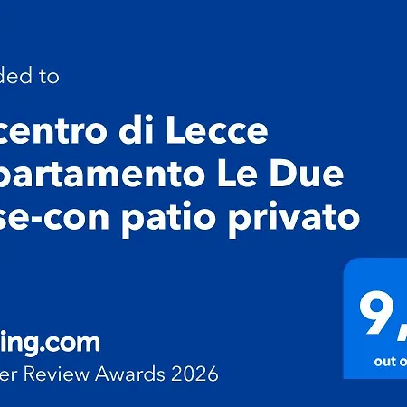 Al Centro Di Le Due Rose-con Patio Privato Lecce